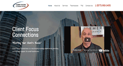 Desktop Screenshot of clientfocusconnections.com